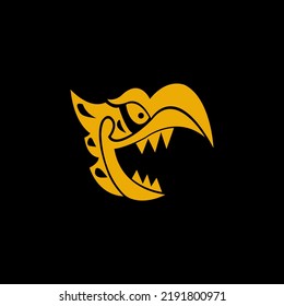 Abstrakte grafische Design-Illustration des Adlers
