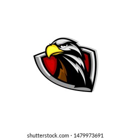 eagle head concept mascot logo