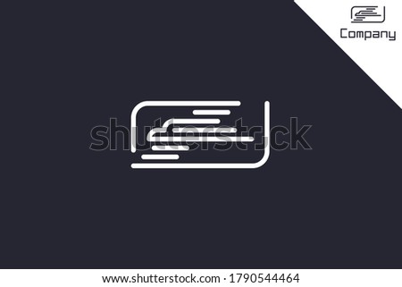 Eagle head fast an illustration of transportation logo, can be used for aircraft logos, trains, or public transportation, also can be for shipping companies or travel and tour.