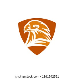 eagle head icon logo design vector illustration