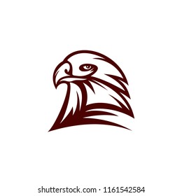 eagle head icon logo design vector illustration