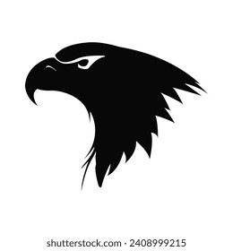 Eagle head icon, eagle head logo, eagle head silhouette