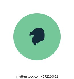 Eagle Head icon silhouette vector illustration