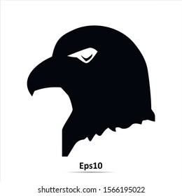 Eagle head icon. Vector illustration. Eps10