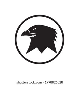 Eagle head icon vector illustration sign