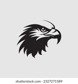 Eagle Head Icon Vector logo 
