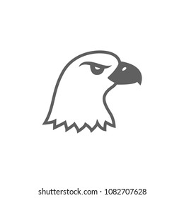 Eagle head icon vector. Symbol for your web site design, logo, app, UI. Vector illustration, EPS