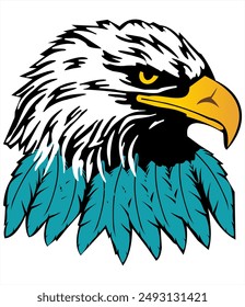 Eagle Head Illustration vector logo