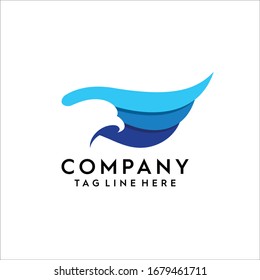 Eagle Head Logo Company concept