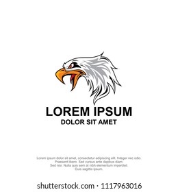 eagle head logo design