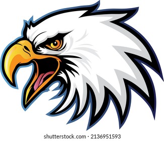 Eagle Head Logo Design Esports Sport Stock Vector (Royalty Free ...