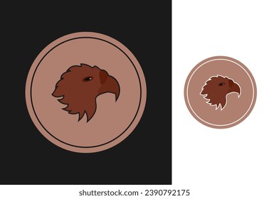 Eagle, eagle head logo design pro vector with golden and black color