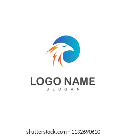 Eagle Head Logo Design Template