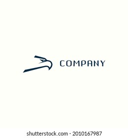 Adler Head Logo Design. Logo-Vorlage