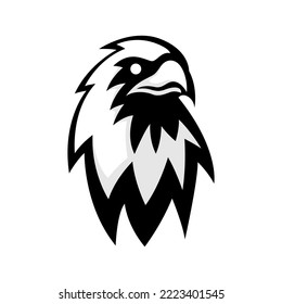 eagle head logo design  template