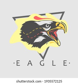 Eagle Head Logo Design Vector