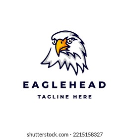 Eagle Head Logo Design Vector