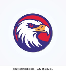 Eagle head logo design vector. Eagle head logo design template.