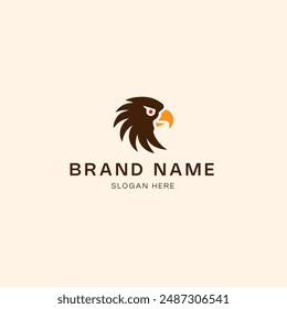 eagle head logo design vector graphic symbol icon sign illustration creative idea