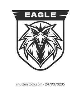 Eagle Head Logo. Hawk Emblem