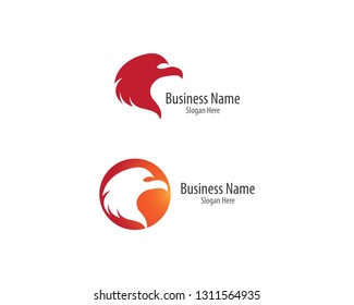 Eagle head logo icon illustration