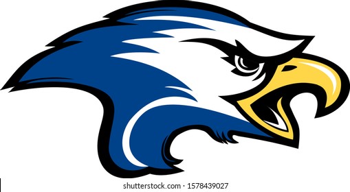 Eagle Head Logo Icon Vector Cartoon