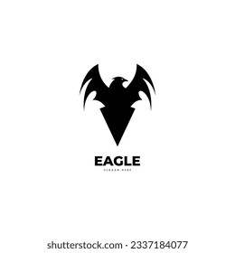 eagle head logo icon vector template