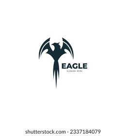 eagle head logo icon vector template