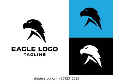 eagle head logo icon vector illustration