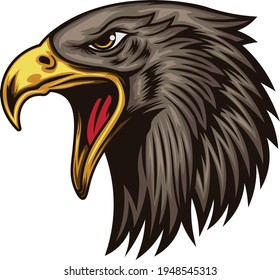 Eagle head logo illustration available for your custom project