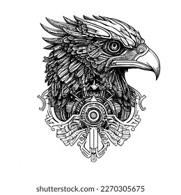 Adler Head Logo ist ein mächtiges Symbol, das oft mit Stärke, Freiheit und Patriotismus assoziiert wird. Es wird häufig in Sportmannschaften und militärischen Insignien verwendet