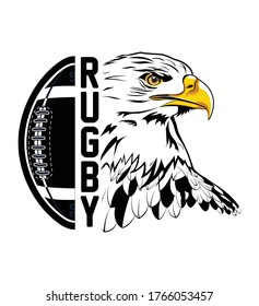 
eagle head for logo, simple illustration