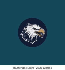 Eagle Head Eagle Logo Symbol Gaming Logo Elegant Element for Brand