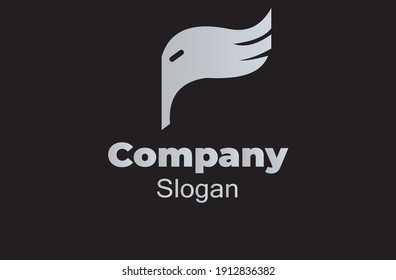 eagle head logo template vector illustration