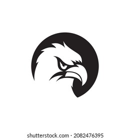 eagle head logo template vector icon symbol illustration design