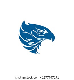 Eagle head logo vector illustration