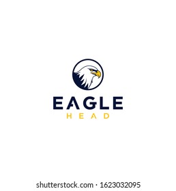 Eagle head logo vector illustration.