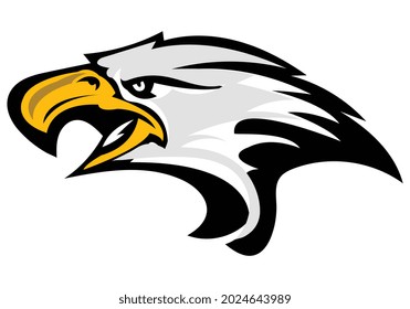 Eagle head logo vector illustration