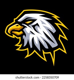 Eagle head logo vector illustration
