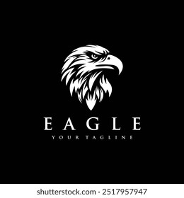 ilustração do vetor do logotipo da cabeça de águia