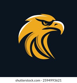 Eagle head logo vector illustration