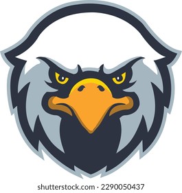 Eagle head logo vector owl