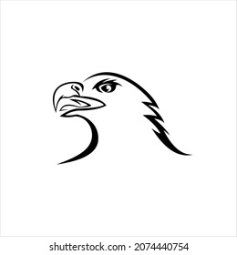 EAGLE HEAD LOGO VECTOR TEMPLATE