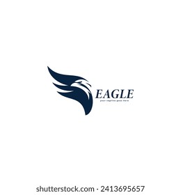 Eagle Head Logo Vector Template, Symbol, Logo