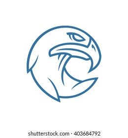 Eagle head mascot