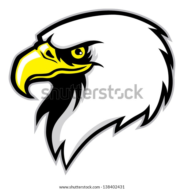 Eagle Head Mascot Stock Vector (Royalty Free) 138402431