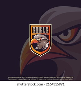 Eagle head mascot best logo design good use for symbol identity emblem badge brand and more