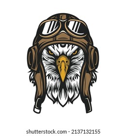 Eagle Head Mascot Design Vector