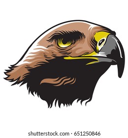 eagle head mascot logo