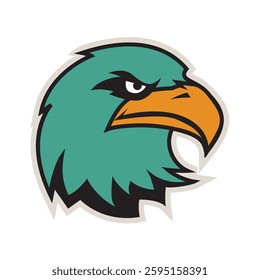 Eagle head Mascot Logo Design with Modern illustration